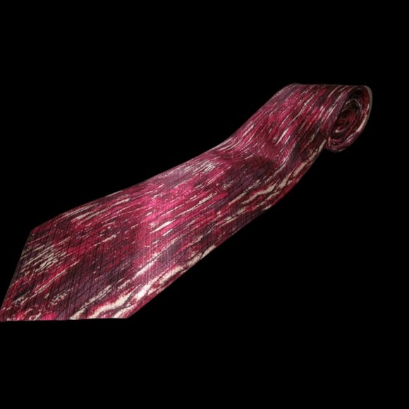 Vintage Irvine Park Tie - hand painted graffiti style. 100% Silk - Picture 3 of 3